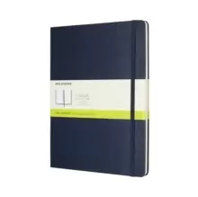 Image of Moleskine Sapphire Blue Extra Large Plain Notebook Hard