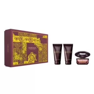 Image of Versace Crystal Noir Eau de Toilette 50ml Set 3 Pieces 2018
