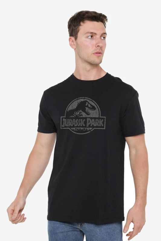 Image of Jurassic Park T-Shirt - Black 2XL
