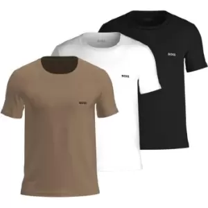 Image of Boss 3 Pack Classic T-Shirt - Beige