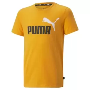 Image of Puma No1 Logo T Shirt - Orange