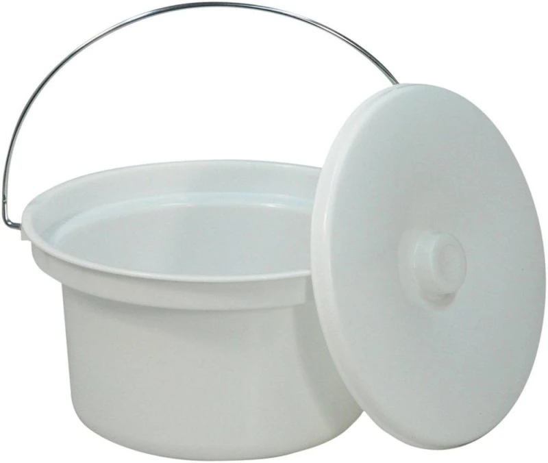 Image of Aidapt Stacking Comm.Rep Bktand Lid White unisex