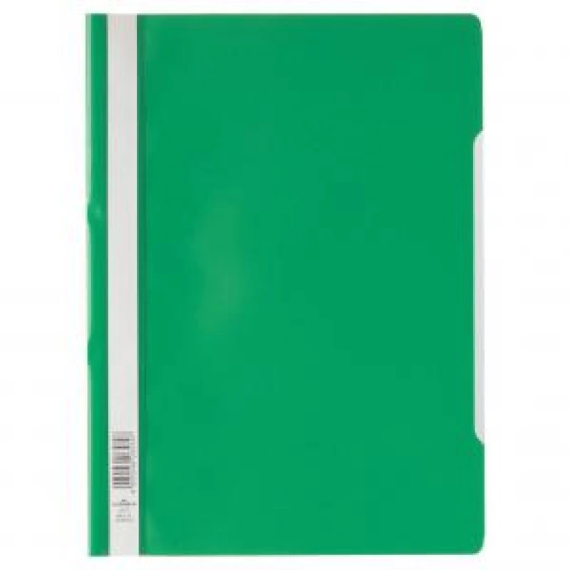Image of Durable Clear View A4 Folder Green 227 x 310mm (25 Pack) 252305