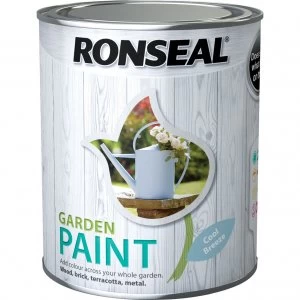 Image of Ronseal General Purpose Garden Paint Cool Breeze 750ml