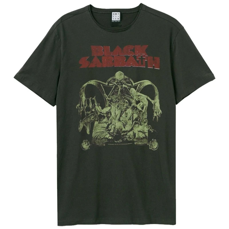 Image of Amplified Amplified Men Bloody Sabbath Black Sabbath T-Shirt in Charcoal Size: Small Charcoal S Male 5063470344932