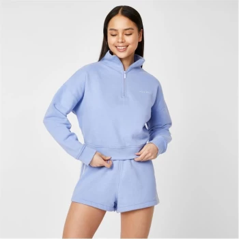 Image of Jack Wills Active Funnel Neck Zip Up Sweatshirt - Blue