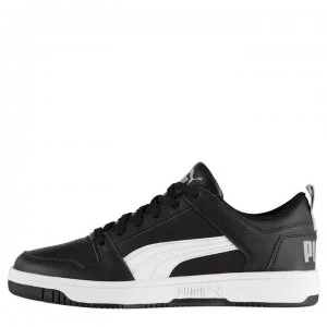 Image of Puma Rebound Lay Up Lo SL Trainers Mens - Black/White