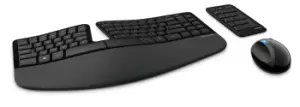 Image of Microsoft Sculpt Ergonomic Desktop keyboard RF Wireless German Black