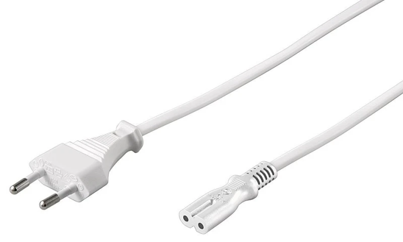 Image of Microconnect PE030705W power cable White 0.5 m Power plug type C C7 co