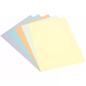 Image of A3 Assorted Pastel Coloured Card 220gsm Pack of 30