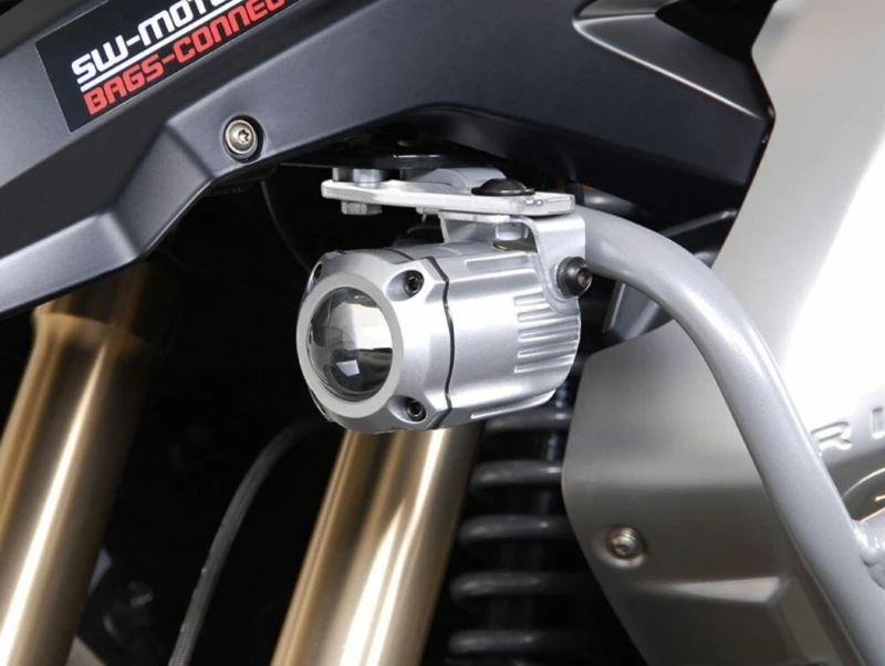 Image of NSW.07.563.10000/S - SW Motech Light Mounting Kit For BMW R 1200 GS 2008-2012 Front - Black Clear NSW.07.563.10000/S