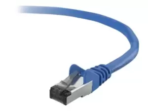 Image of Belkin Cat6 Snagless STP Patch Cable (Blue) 1m