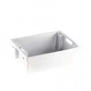 Image of Slingsby VFM White Solid Slide StackNesting Container 32 Litre 382959