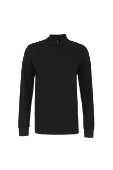 Image of Classic Fit Long Sleeved Polo Shirt