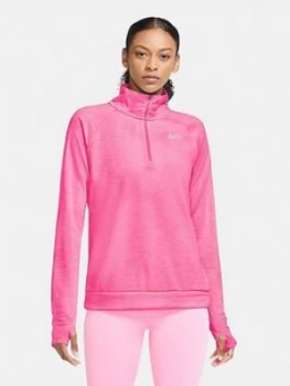 Image of Nike Running Ls Zip Pacer Top