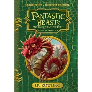 Image of Fantastic Beasts and Where to Find Them Large Print Dyslexia Edition Hardback 2019