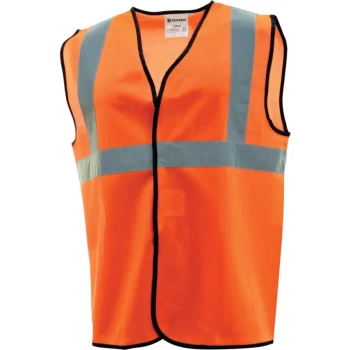 Image of Large Hi-vis Orange Waistcoat 1BB & B EN471