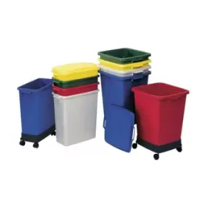 Image of Collecteur de dechets/ poubelles de tri 60 l H590xl285xP555mm PE bleu GRAF