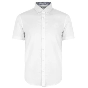 Image of Original Penguin Original Short Sleeve Oxford Shirt - White