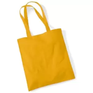 Image of Westford Mill Promo Bag For Life - 10 Litres (One Size) (Mustard) - Mustard