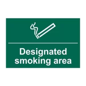 Image of Designated Smoking Area - PVC (300 x 200mm)