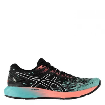Image of Asics DynaFlyte 4 Womens Running Trainers - Black/Mint