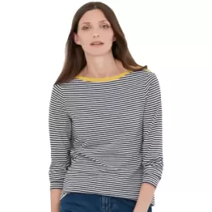 Image of Joules Womens Shelby Boat Neck Long Sleeve Jersey Top UK 12- Bust 37', (94cm)