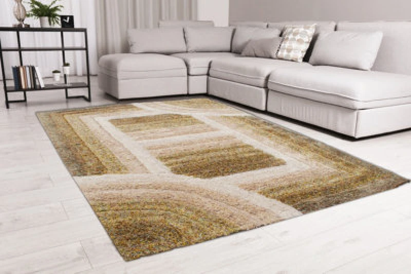 Image of Ds Living Ultra Plush Trellis Brown Rug