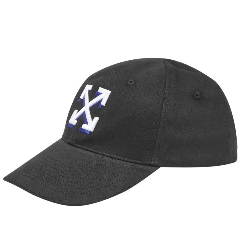 Image of Off-White Arrow Logo Black Cap Black