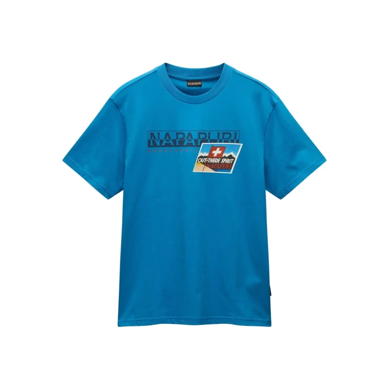 Image of T-Shirt Napapijri S-Portalet Bleu Male M