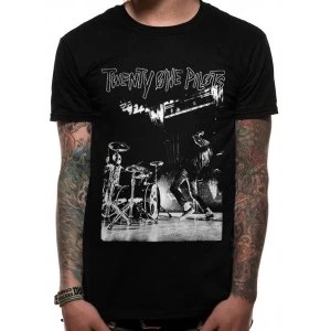 Image of Twenty One Pilots - Bstage Mens X-Large T-Shirt - Black
