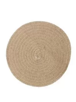 Image of Kitchencraft Woven Hessian Set Of 4 Placemats