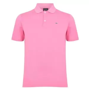 Image of Paul And Shark Logo Polo Shirt - Pink