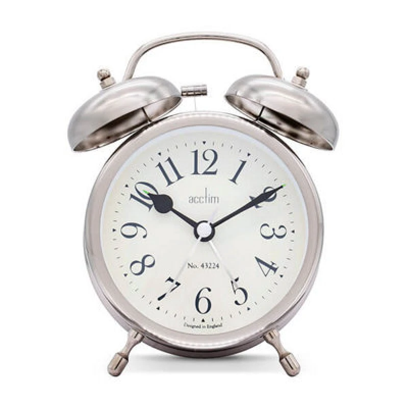Image of Acctim Pembridge Alarm Clock Silver