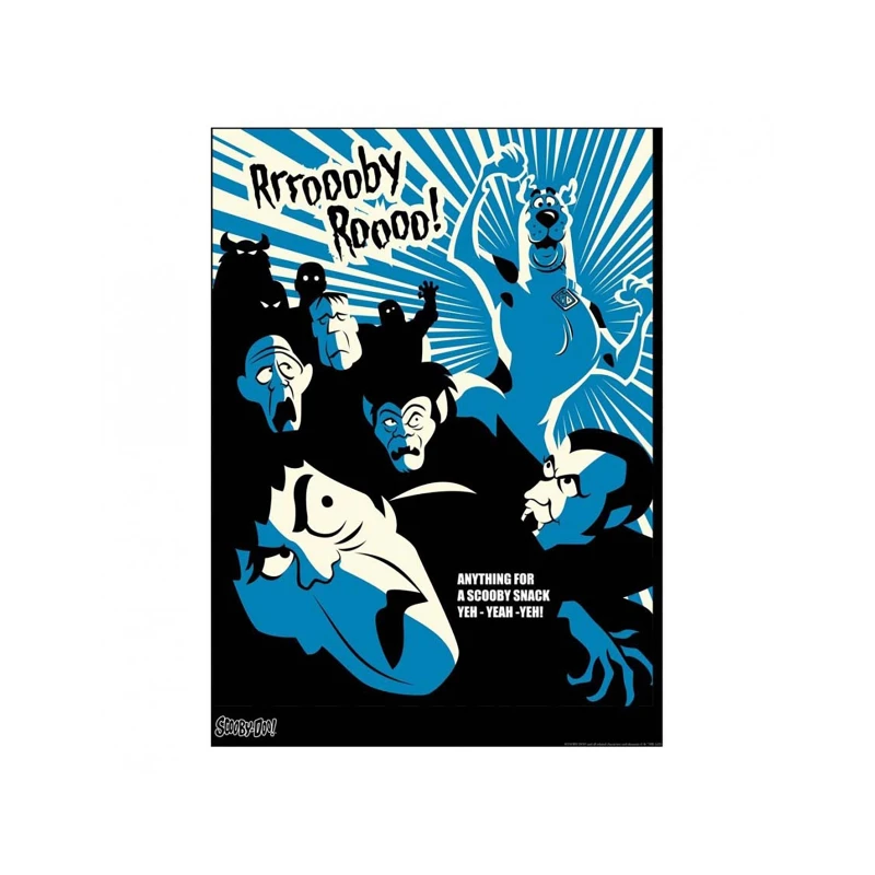 Image of Scooby-Doo Limited Edition Art Print Blue