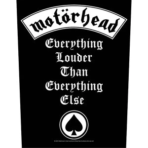 Image of Motorhead - Everything Louder Back Patch