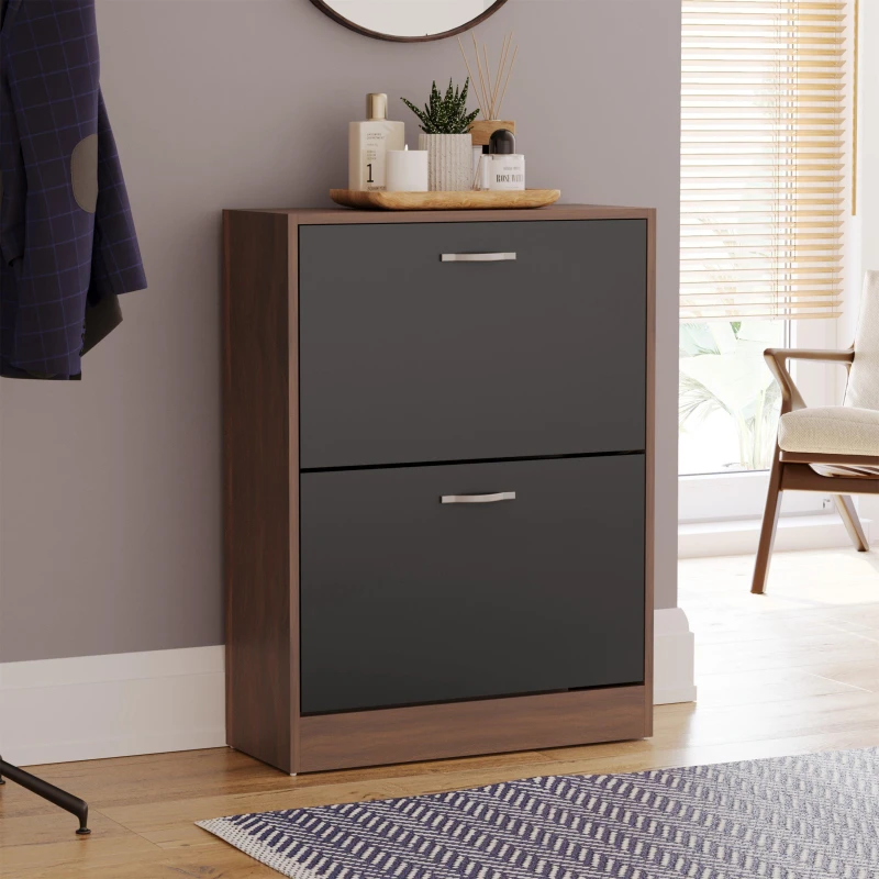 Image of Lassic Vida Designs 2 Drawer Shoe Cabinet - Multi Multi One Size