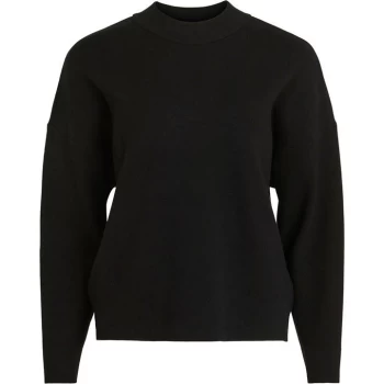 Image of Vila Violivinja Knit Top - Black