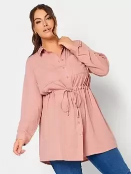 Image of Yours Utility Tunic Rose Pink, Size 34-36, Women