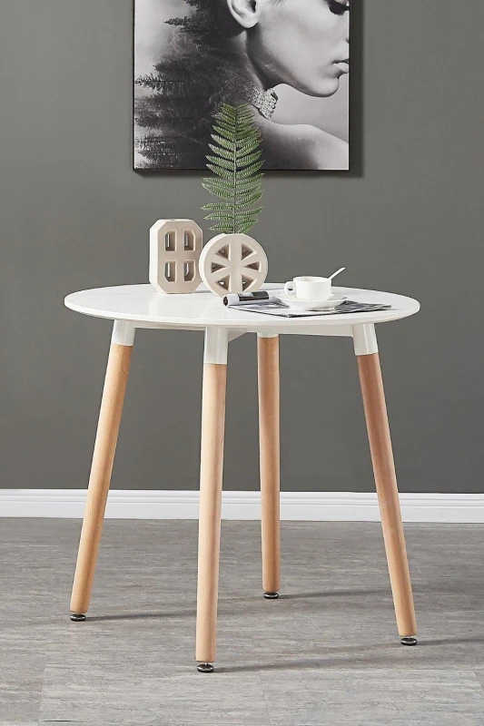 Image of Life Interiors Life Interiors Round Dining Table Single in White White One Size Unisex 5060926382036