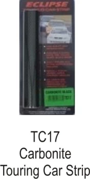 Image of Eclipse Carbonite Touring Car Sun Strip - Black- CASTLE PROMOTIONS- TC17