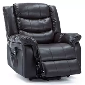 Image of Seattle Dual Motor Riser Recliner Chair - Brown Leather