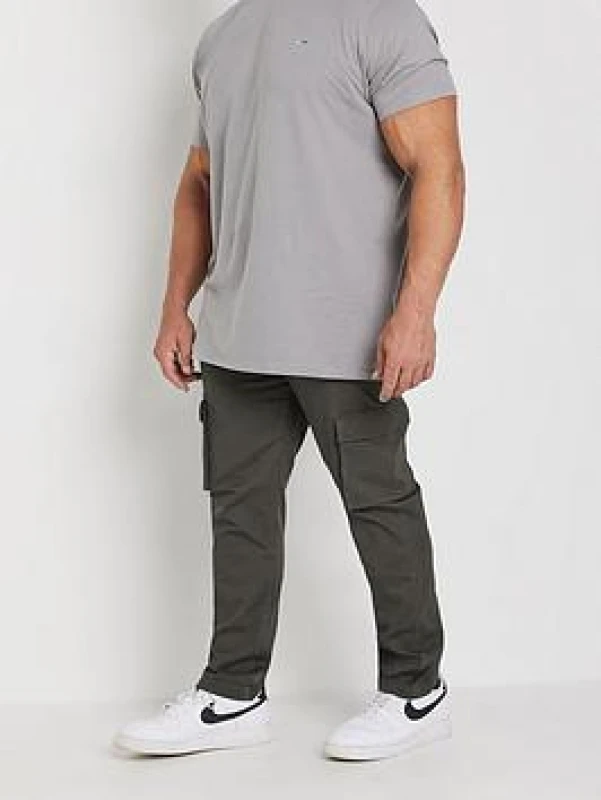 Image of BadRhino BadRhino Men Stretch Cargo Trousers in Grey Size: 60L Grey 60L Male 5063111684212