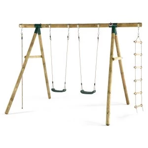 Image of Plum Gibbon Wooden Garden Swing Set