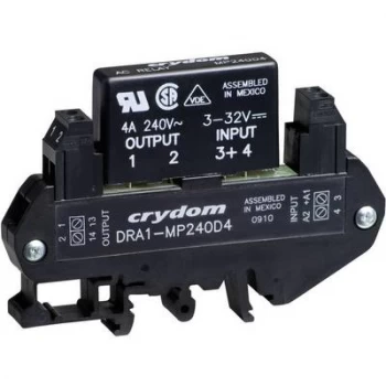 Image of Crydom DRA1 MP240D3 DIN Rail Mount Solid State Relay AC