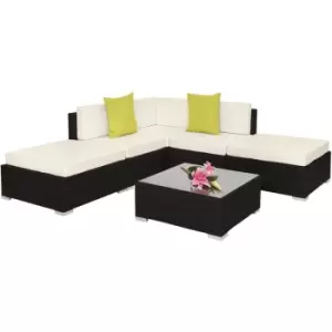 Image of Rattan garden furniture set Paris - garden sofa, garden corner sofa, rattan sofa