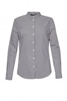 Image of French Connection Eastside Cotton Shirt Grey