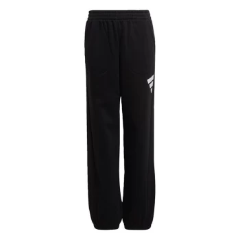Image of adidas Future Icons 3-Stripes Fleece Joggers Kids - Black