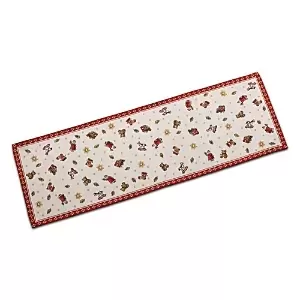 Image of Villeroy & Boch Toy's Delight Gobelin Runner L, Red/Multicoloured, 32x96cm