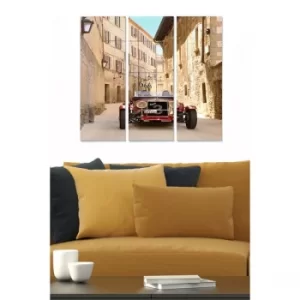 Image of MDF2447851 Multicolor Decorative MDF Painting (3 Pieces)